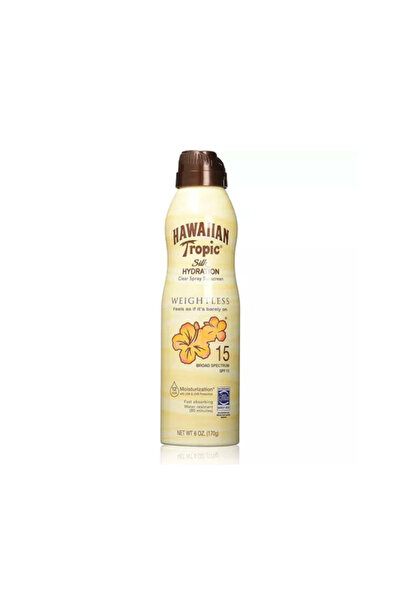 Hawaiian Tropic Hawaiian Tropic Sunscreen Spray 170ml Lightweight Hydration SPF 15