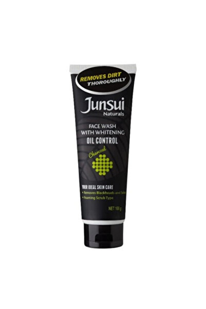 Junsui Naturals جونسوي ناتشورالز غسول وجه 100 جرام مبيض بالفحم