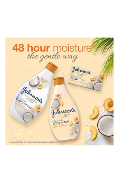 Johnson Johnson's Body Wash 400ml Vita Rich Milk Peach & Coconut