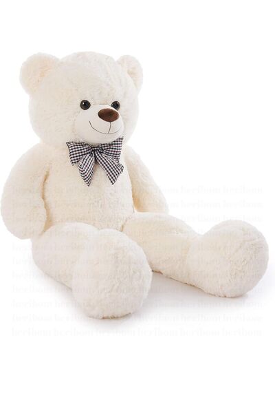 Heribom 90 CM PELUŞ AYI SEVGİLİLER GÜNÜ - ANNELER GÜNÜ - ÖZEL GÜN PELUŞ OYUNCAK