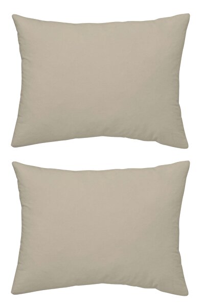 makiteks Yüzde Yüz Pamuklu 2 Adet 35x45 cm Desenli ve Düz Boya Bebek Yastık K...