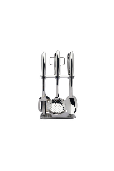 Generic 7-piece stainless steel cooking spoon set