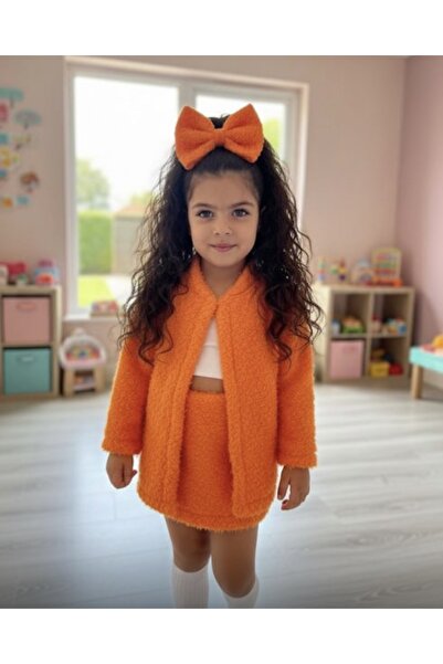 Tinypeople Girls' Skirted Design Suit Girls' Top and Bottom Suit Girls' Stylish Suit