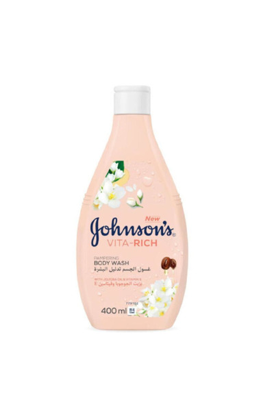 Johnson Johnson's Body Wash 400ml Vita-Rich with Jojoba Oil and Vitamin E
