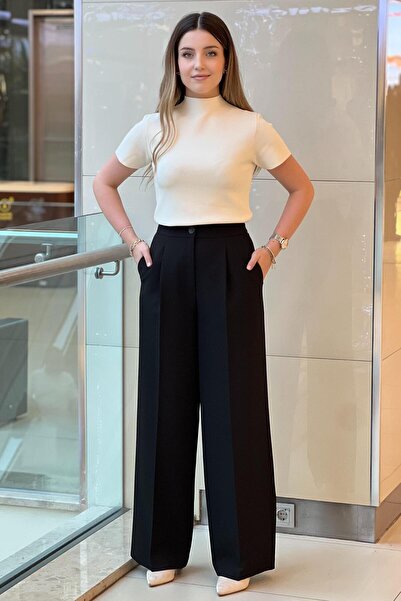 sentez giyim Sentez Palazzo Geniş Paça Pantolon