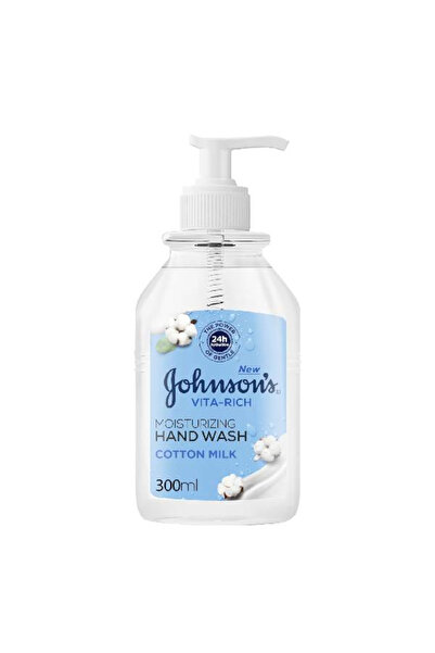 Johnson Johnson's Hand Wash 300ml Vita-Rich with Milk and Cotton