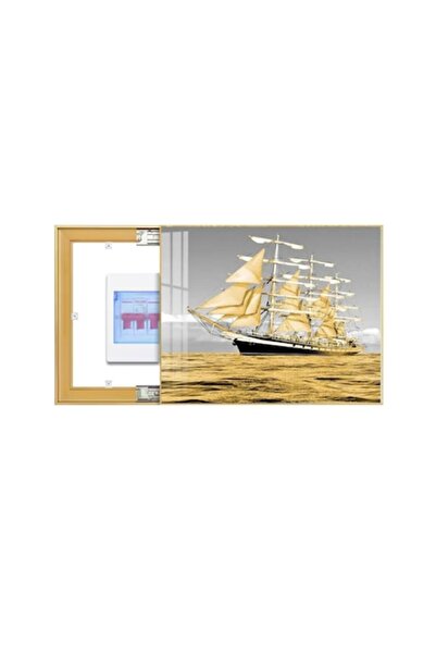 SeLeSe Capac tablou pentru contor electric Pictura decorativa, Aluminiu, SeLeSe, pe sina 40 x 30