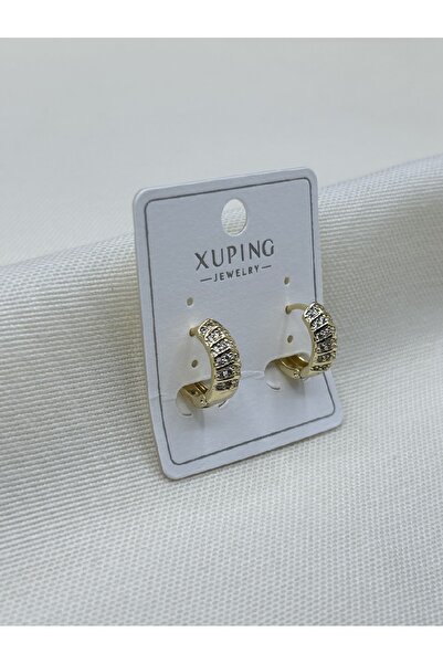 XUPING JEWELRY Xuping Taşlı 14 K Küpe