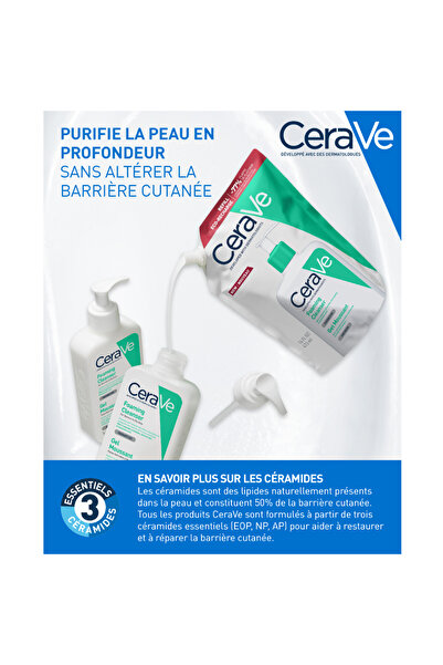 CeraVe CeraVe Foaming Facial Wash 473ml for Normal to Oily Skin Refill