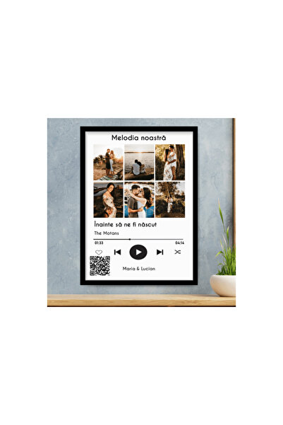 CrisPrint Tablou A4 colaj foto și melodie