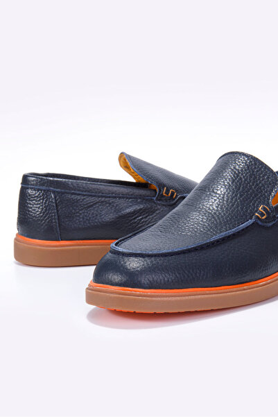 Vantaggio Мъжки мокасини Ravello Navy Blue от 100% естествена кожа