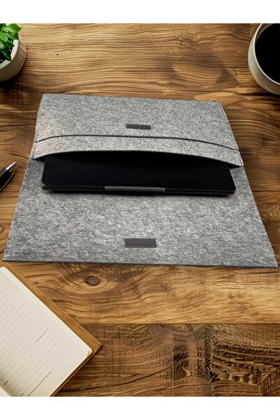 PİNA COMPANY Keçe Laptop Kılıfı 15.6 & 16 inç Macbook ve Gamebook Uyumlu Koru...