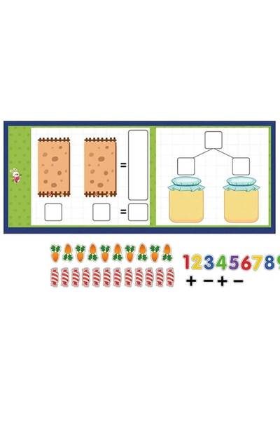 SeLeSe Planse de Matematica timpurie pentru copii, joc de Adunare si Scadere cu numere Magnetice