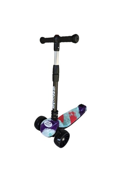 NOVOKIDS Children's Scooter with Luminous Silicone Wheels NOVOKIDS™ Mini Scooter 8150, with melodies and li