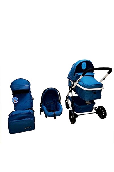 Baby Care Cărucior 3-în-1 Baby Care™ PRO YK, cadru din aluminiu cu landou, ge...