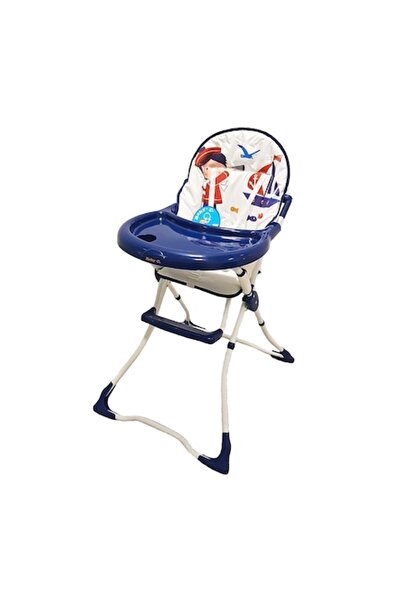 Baby Care Scaun înalt CH, pliabil, ham de siguranță, scaun confortabil, tavă detașabilă, Little Sailor M