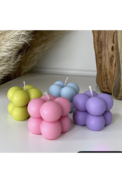 Yasminncandle Özel mini Buble mum Nişan,söz,kına,doğum günü hatırası 50adet k...