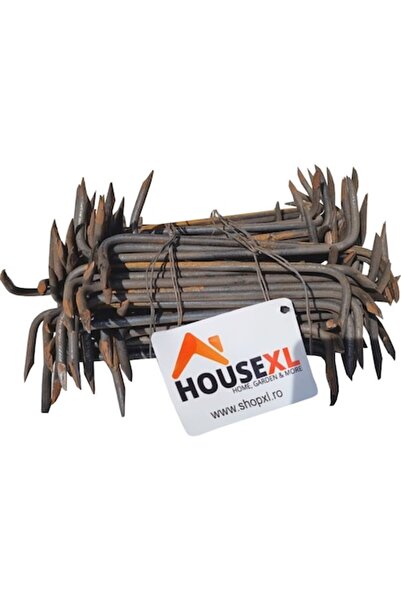 HouseXL Set 50 de scoabe din fier HouseXL™, Lungime 200 mm, Grosime 6 mm