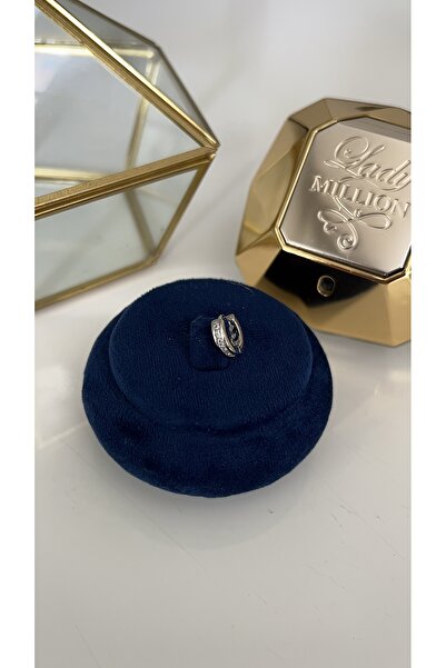 SU PERİSİ TAKI BİJUTERİ Cerrahi Çelik Gümüş Zirkon Halka Model Piercing ,Trag...