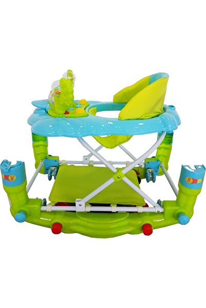Baby Care H914 Walker with Balancing System, Silent Silicone Wheels, Music, Duck Design, Foldable, G