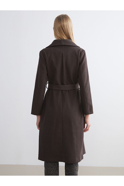 LC Waikiki LCWAIKIKI Kadın Ceket Yaka Kaşe Kaban