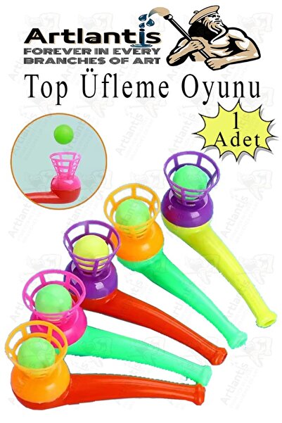 Artlantis Top Üfleme Oyunu 1 Adet Saksafon Üfleme Nefes Oyuncağı Üfleme Düdüğ...