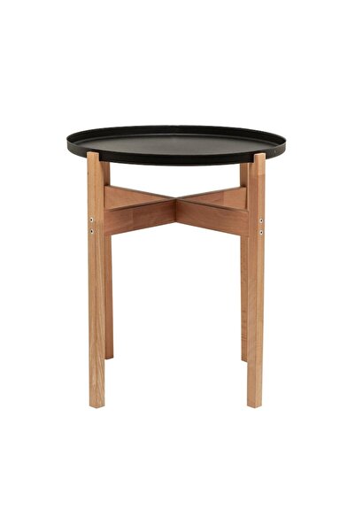 HouseXL Round Coffee Table with Removable Tray HouseXL® B-Wood Coffee Tray Table