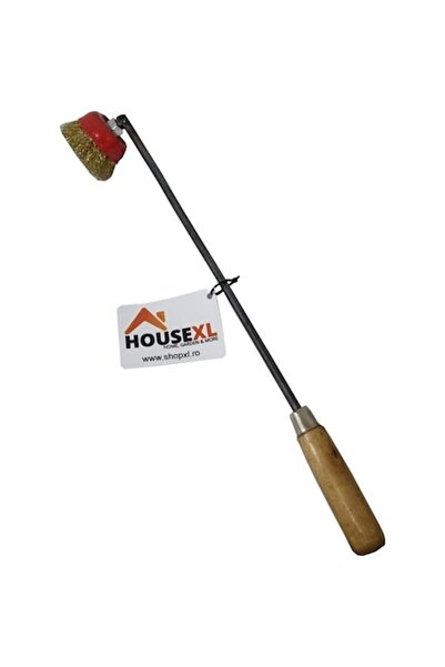 HouseXL Perie de grătar Premium HouseXL™ cu cap de găurit, 50 cm, mâner din l...