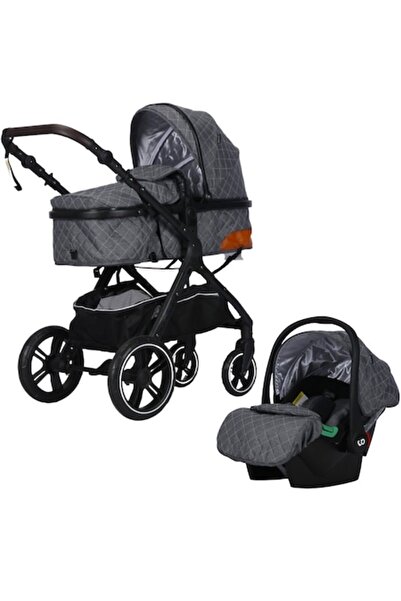 NOVOKIDS Cărucior 3 în 1 pentru nou-născuți seria X1000, cu geantă pentru beb...