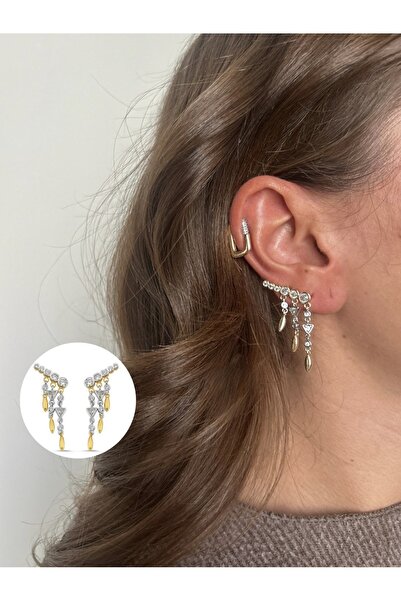 Finery by Nerrs Zincir sarkıt tasarım küpe