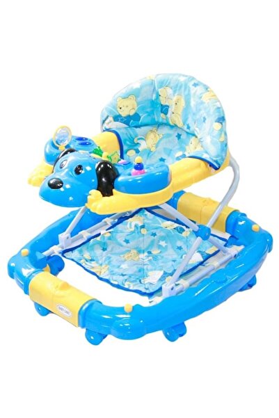 Baby Care Проходилка с музика и люлееща система Baby Care, Blue Dog