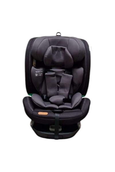 Baby Care Scaun auto HD18 cu Isofix, rotație la 360 de grade, 0-36 kg, tetieră reglabilă, negru