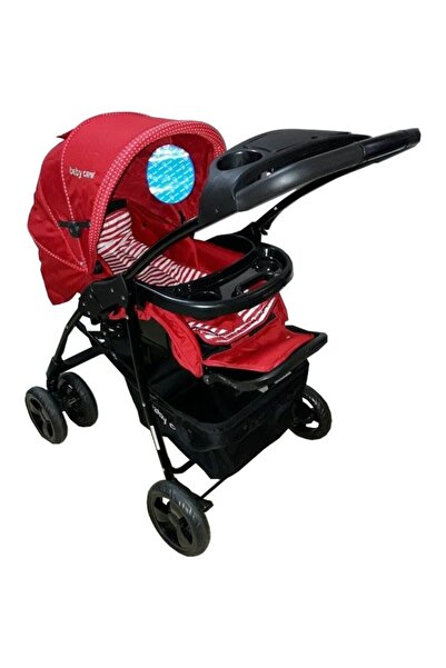 Baby Care ™ M203 2-in-1 Baby Stroller with Rocker, Adjustable Backrest, Bassinet, Metal Frame, Foot
