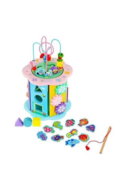 NOVOKIDS Montessori Wooden Educational Cube NOVOKIDS™ Supreme EduCube, 8 in 1