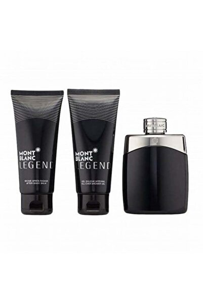Montblanc مجموعة هدايا ليجند أو دو تواليت (100 مل عطر + 100 مل جل استحمام + 1...
