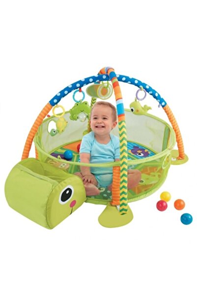 NOVOKIDS Centru de activități pentru bebeluși și piscină cu bile Turtle KONIG...