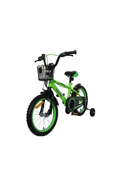 NOVOKIDS Bicicletă pentru copii Splend'Or Boom Edition cu coș și roți de 18", verde