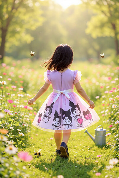 MİLAYS LİFE HOME COLLECTİON KUROMİ TÜLLÜ ÇOCUK ELBİSESİ DOĞUM GÜNÜ PARTİ KOSTÜMÜ