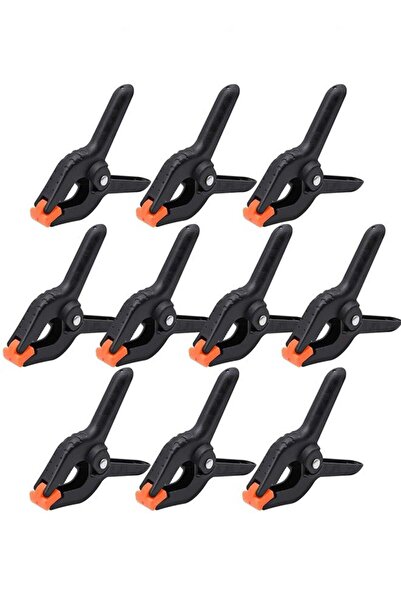 Generic Spring Clamps, 10pcs Backdrop Clips 4.5 Inch Heavy Duty Plastic Spring Clamps Set