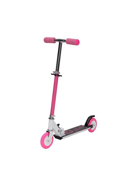 NOVOKIDS Neon Children's Scooter with Silicone Wheels, Pink