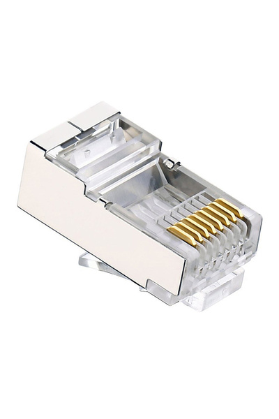 OEM Mufa RJ45 8P8C CAT6E FTP ecranata PASS THROUGH EMTEX EMT-PR6-FTP