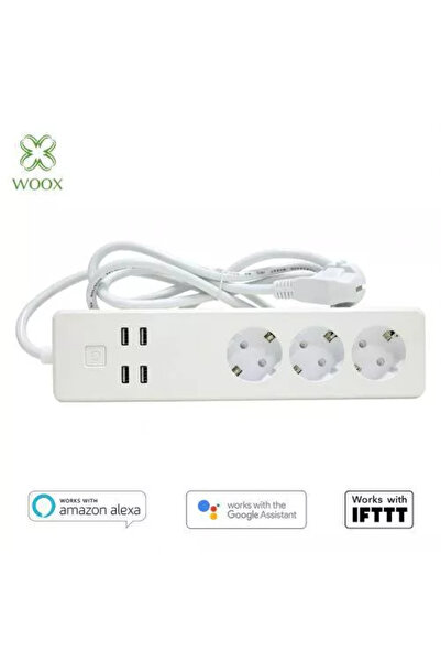 Woox Smart extension R4028 3 sockets +4x USB 1.8m
