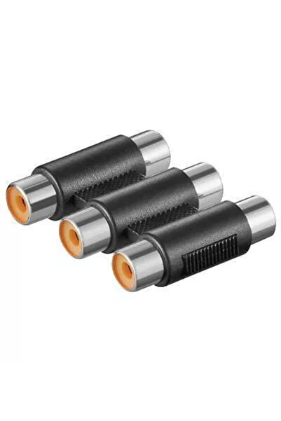 OEM Adaptor prelungire 3x RCA mama la 3x RCA mama Goobay