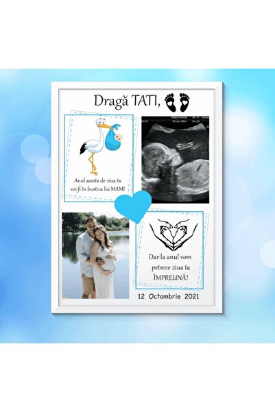 CrisPrint Personalized A4 Picture – Newborn, Family, Emotional Messages