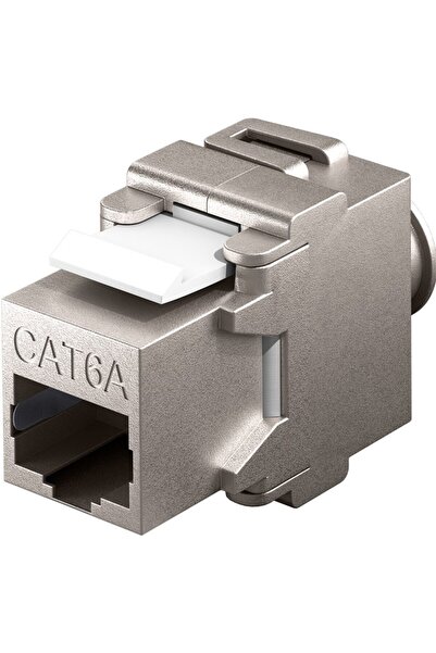 OEM Keystone module RJ45 CAT6A STP 22-26AWG for cable 5-9 mm Goobay 95900
