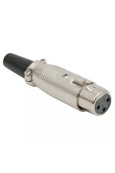 OEM XLR 3-пинов женски мъжки конектор със защита на кабела