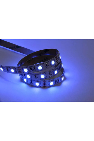 OEM Banda LED SMD5050 RGB IP20 5m 12V 60LED/m 14.4W/m LED-uri cu sondă STRGB-...