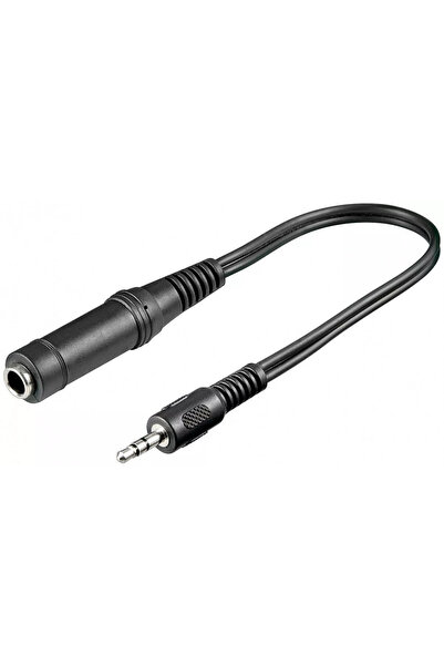 OEM Cablu adaptor STEREO Jack 3.5 mm tata la STEREO Jack 6.35 mm mama 20cm Go...