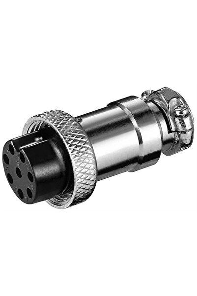 OEM Mufa XLR 8 pini mama pentru microfon cu surub Goobay