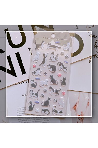 İthal Autocolant E3-1 pagină pisică